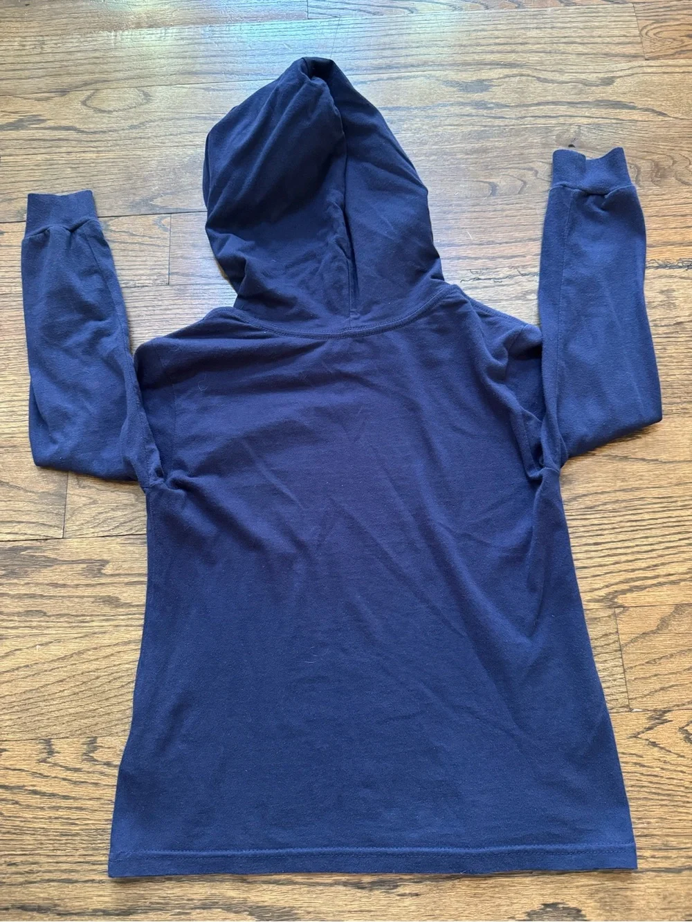 Polo Ralph Lauren Polo Bear Hooded Long Sleeve Tee Navy Boys Size 7